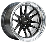 Cosmis Racing Wheels XT-206R 9.5x18/5x114.3 D73.1 ET10 Black w/Polished lip