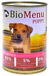 BioMenu (0.41 кг) 1 шт. Puppy консервы для щенков с индейкой