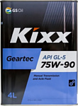 Kixx Geartec GL-5 75W90 L296244TE1 4 л