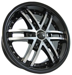 Sakura Wheels R5904 8.5x20/6x139.7 D110.5 ET15 Черный с полировкой