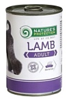 Nature's Protection (0.4 кг) 1 шт. Консервы Dog Adult Lamb