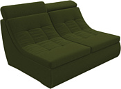 Лига диванов Холидей люкс 105614 (микровельвет, зеленый)