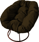 M-Group Пончик 12310205 без ротанга (коричневый/коричневая подушка)