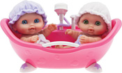 JC Toys Lil' Cutsies Twin Dolls in Bath (16980)