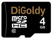 DiGoldy microSD (Class 10) 4GB [DG004GCSDHC10-W/A-AD]