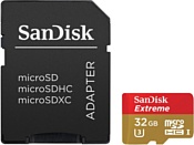 Sandisk Extreme V30 microSDHC 32GB (SDSQXVF-032G-GN6MA)