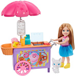 Barbie Челси Магазин Кафе с тележкой и аксессуарами GHV76