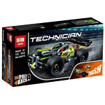 Lepin Technican 20072 Зелёный гоночный автомобиль аналог Lego 42072