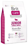 Brit (3 кг) Care Junior Large Breed Lamb & Rice