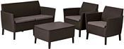 Keter Salemo 2-Sofa Set 253228 (коричневый)