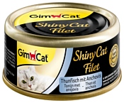 GimCat ShinyCat Filet тунец с анчоусами (0.07 кг) 1 шт.