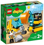 LEGO DUPLO 10931 Грузовик и гусеничный экскаватор