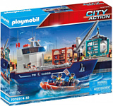 Playmobil PM70769 Грузовое судно с лодкой