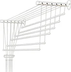 Comfort Alumin Лифт универсальное крепление 6x240см (алюминий/белый)