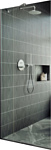 MaybahGlass 195x69 MGD-701-5у (прозрачное стекло/хром матовый) MaybahGlass 195x69 MGD-701-5у (прозрачное стекло/хром матовый)