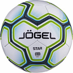 Jogel BC20 Star (4 размер, белый/синий/зеленый)
