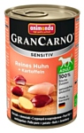 Animonda (0.4 кг) 6 шт. GranCarno Sensitiv для чувствительных собак с курицей и картофелем