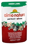 Almo Nature Green Label Adult Cat Chicken Fillet and Shrimps (0.055 кг) 12 шт.