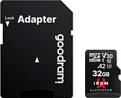 GOODRAM IRDM microSDHC IR-M2AA-0320R12 32GB (с адаптером)