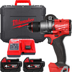 Milwaukee M18 FUEL M18FPD3-402C 4933492473 (с 2-мя АКБ 4 Ач, кейс)