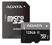 ADATA Premier microSDXC Class 10 UHS-I U1 128GB + SD adapter ADATA Premier microSDXC Class 10 UHS-I U1 128GB + SD adapter