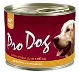 Pro Dog Для собак говядина с картофелем консервы (0.2 кг) 1 шт.