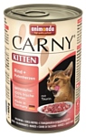 Animonda (0.4 кг) 1 шт. Carny Kitten для котят с говядиной и сердцем индейки