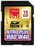Strontium NITRO PLUS SDHC Class 10 UHS-I U3 16GB