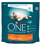 Purina ONE (1.5 кг) Для взрослых кошек с Курицей и цельными злаками