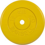 MB Barbell Стандарт 31 мм (1x15 кг, желтый)
