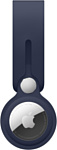 Apple кожаный с подвеской для AirTag (темный ультрамарин) MHJ03