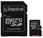 Kingston Canvas Select microSDXC Class 10 UHS-I U1 256GB + SD adapter (SDCS/256GB)