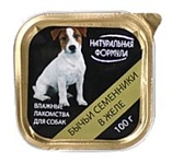 Натуральная Формула Консервы для собак Бычьи семенники в желе (0.1 кг) 1 шт.