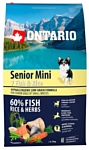Ontario (6.5 кг) Senior Mini 7 Fish & Rice