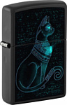 Zippo Spiritual Cat Design Black Light 48582