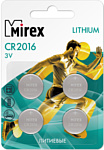 Mirex CR2016 4 шт. (23702-CR2016-E4)