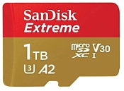 SanDisk Extreme microSDXC Class 10 UHS Class 3 V30 A2 160MB/s 1TB + SD adapter
