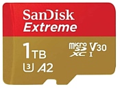 SanDisk Extreme microSDXC Class 10 UHS Class 3 V30 A2 160MB/s 1TB + SD adapter SanDisk Extreme microSDXC Class 10 UHS Class 3 V30 A2 160MB/s 1TB + SD adapter