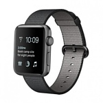 Apple Watch Series 2 38mm Space Gray with Black Woven Nylon (MP052)