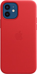 Apple MagSafe Leather Case для iPhone 12/12 Pro (алый)