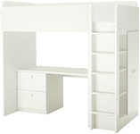 Ikea Стува/Фолья 207x99 (кровать-чердак, белый) (191.814.25)