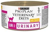 Pro Plan Veterinary Diets Feline UR Urinary with Chicken canned (0.195 кг) 3 шт.