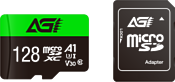 AGI TF138 microSDXC AGI128GU1TF138 128GB (с адаптером)