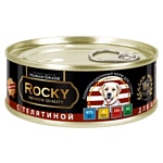 Rocky (0.1 кг) 1 шт. Мясное ассорти с Телятиной для щенков
