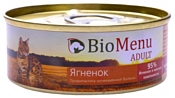 BioMenu Adult консервы для кошек с ягненком (0.1 кг) шт.
