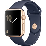 Apple Watch Series 2 42mm Gold with Midnight Blue Sport Band (MQ152)