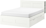 Ikea Бримнэс 200x160 (4 ящика, белый, без основания) 392.107.33