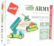 Pengo Magnetic Blocks P00619 Army
