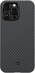 Pitaka MagEZ Case 3 для iPhone 14 Pro Max (1500D twill, черный/серый)
