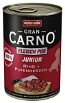 Animonda GranCarno Fleisch pur Junior с говядиной и сердцем индейки (0.4 кг) 1 шт.